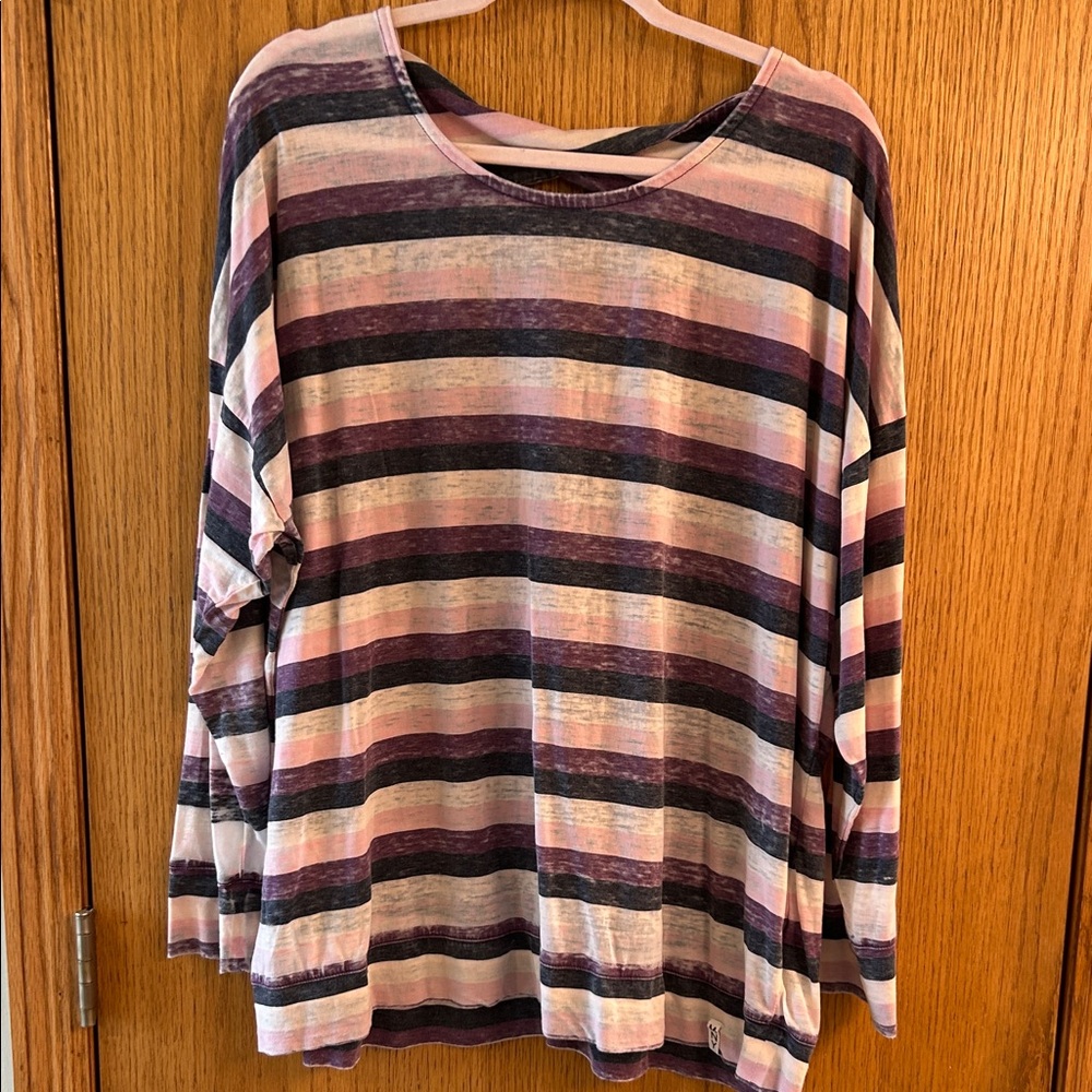 Striped Long Sleeve Top